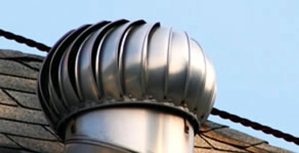 attic fan installation services with professionally installed roof ventilation unit in Naperville, IL
