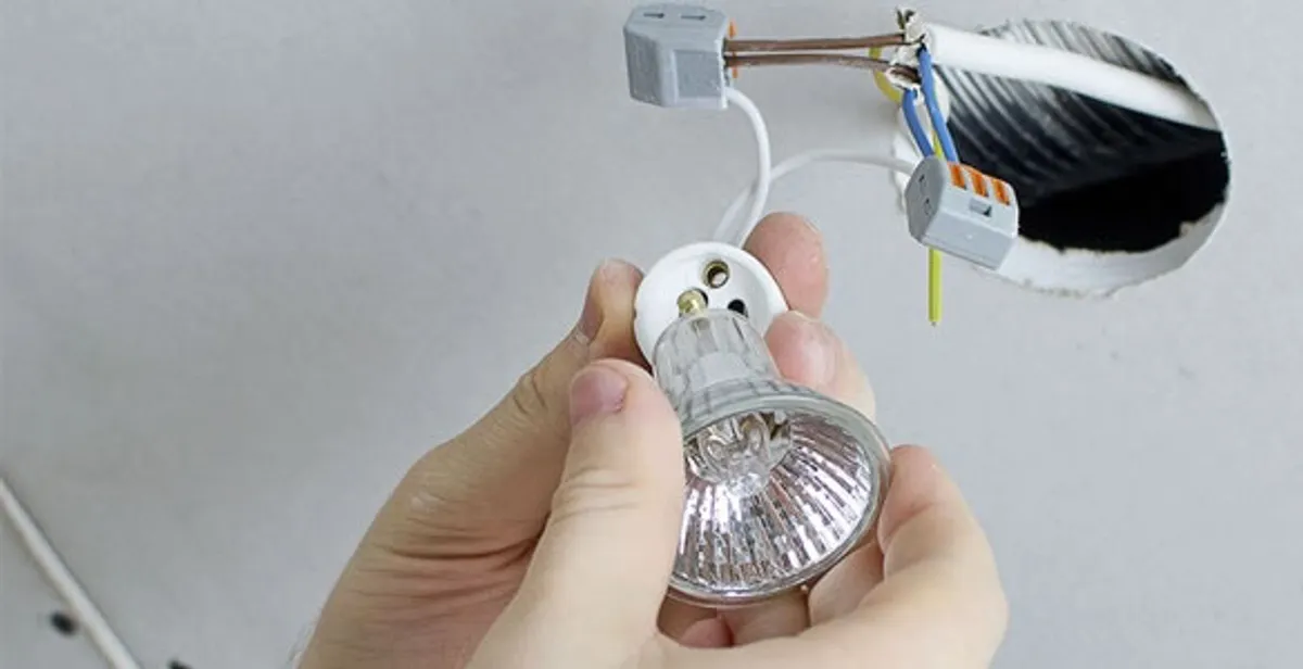 lighting installation service with secure light fixture connections handled by certified electricians in Naperville, IL