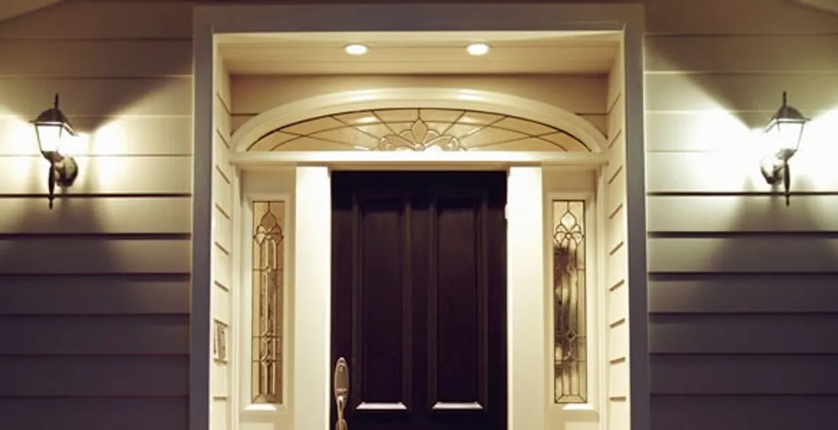 security light installation services with professionally installed entryway lighting in Naperville, IL